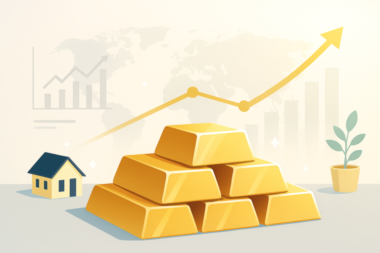 Le prix de l'or s'envole en 2025